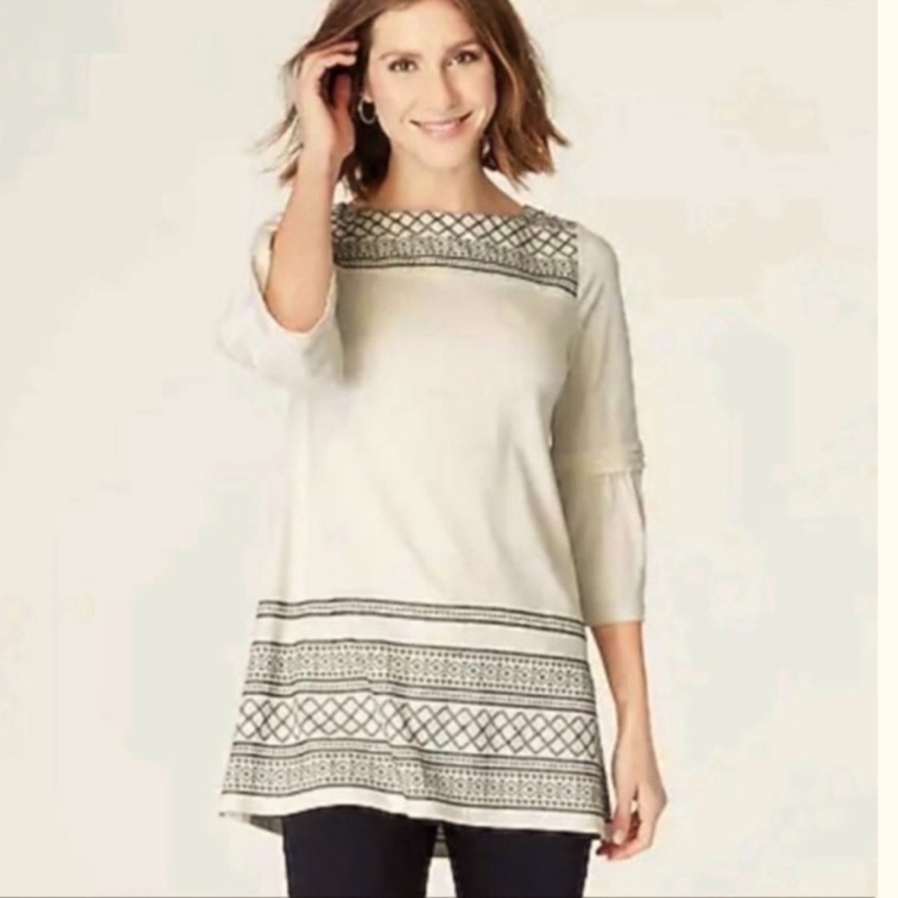 J.Jill embroidered tunic